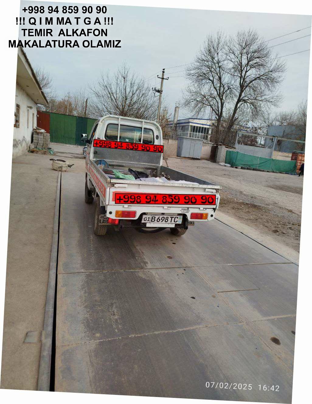 Metallolom qabul qilish Yangihayot