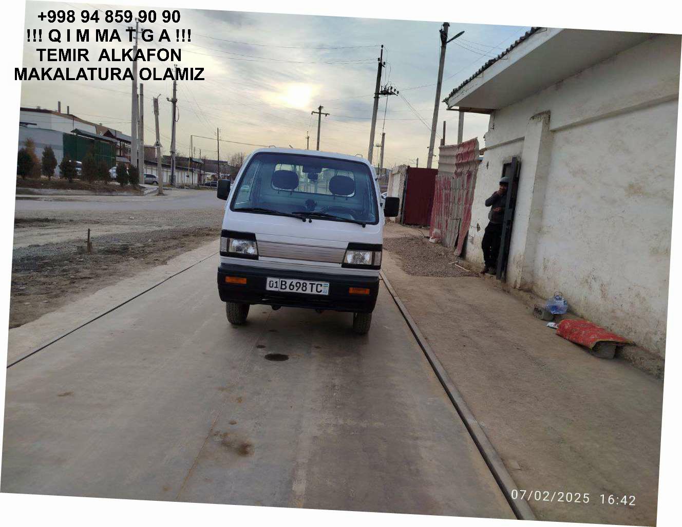 Metallolom qabul qilish Qibray